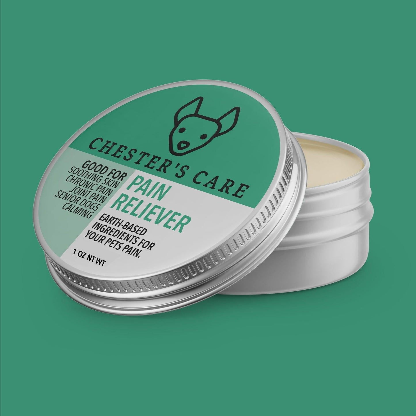 CHESTER'S CARE ACHES AND PAINS BALM FOR DOGS - MUSCLES AND JOINT RELIEF, SENIOR DOGS, SOOTHING - HOLISTIC GROOMING