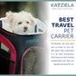Katziela® Voyager Pet Backpack Carrier for Dog, Cat and Puppy - Great For Hikers (Red)